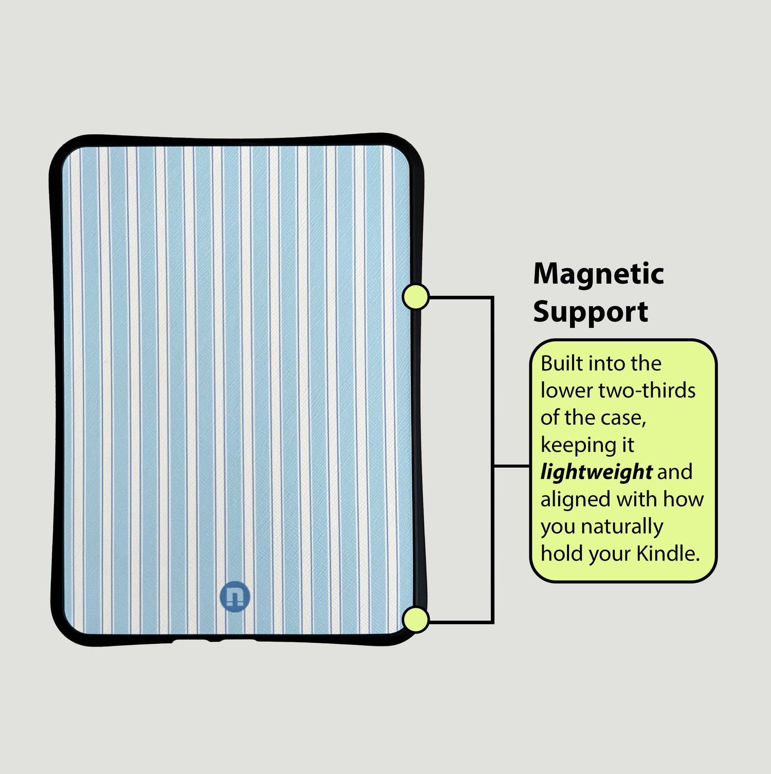 Blue Stripes - Kindle Case - Pre-Order (Ships in 2-3 Business Days)